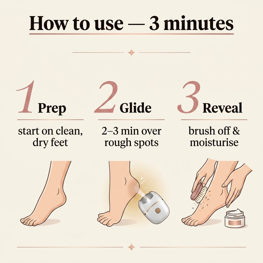 LunaGlide™ Electric Foot File